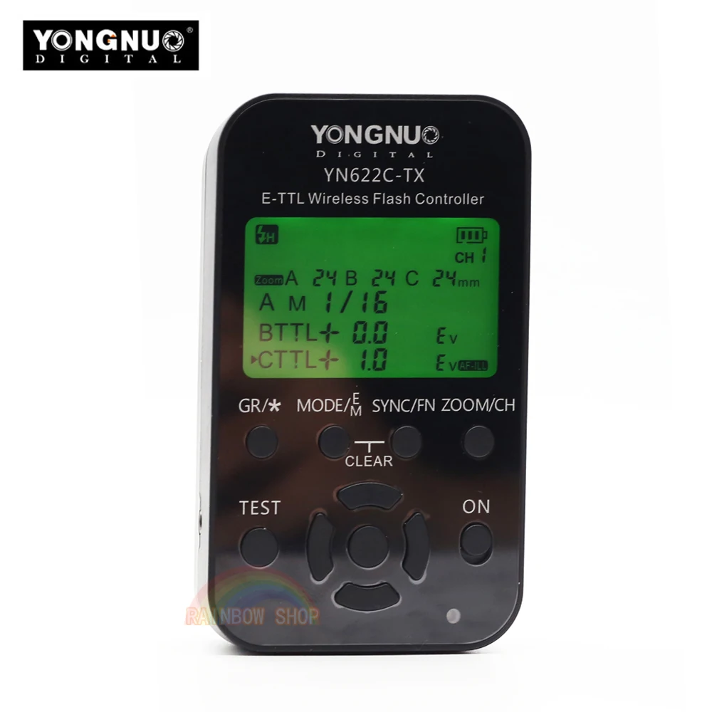 Yongnuo YN 622C TX YN622C lcd беспроводной e ttl контроллер вспышки вспышка триггер передатчик
