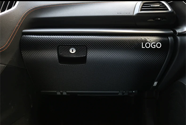 Кожаный коврик Copilot из углеродного волокна для пассажирских перчаток