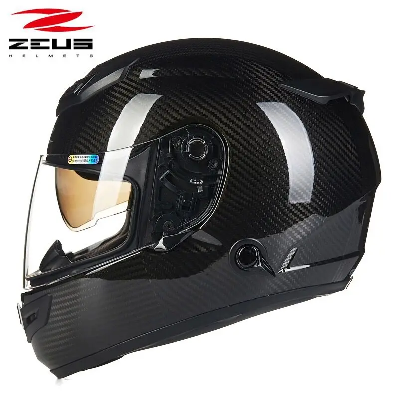 ZEUS 1200E из углеродистого волокна с полным покрытием уход за кожей лица moto rcycle шлем