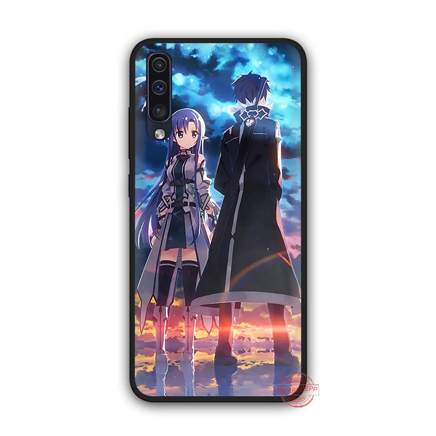 WEBBEDEPP анимэ Sword Art Online(SAO), мягкий чехол для телефона для samsung A50s A40s A30s A20s A10s A60 A70 M10 M20 M30 M40 чехол s - Цвет: 8