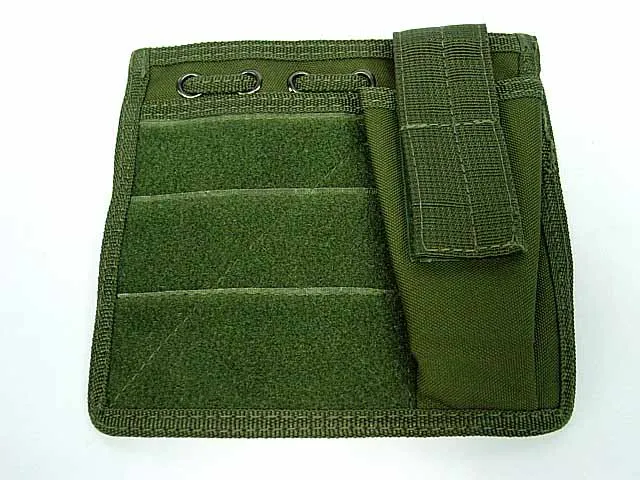 Army Green США страйкбол военный Molle Milspec MOD Карта фонарь Админ Чехол черный - Цвет: Army Green