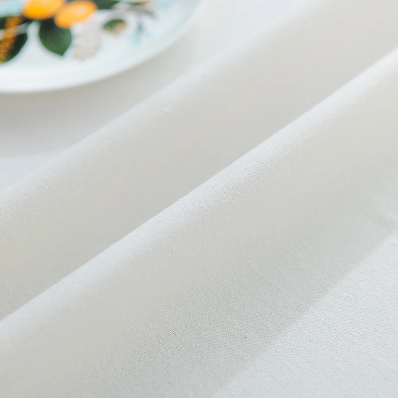 1 шт цельная Пыленепроницаемая скатерть украшение для дома белая с кружевным