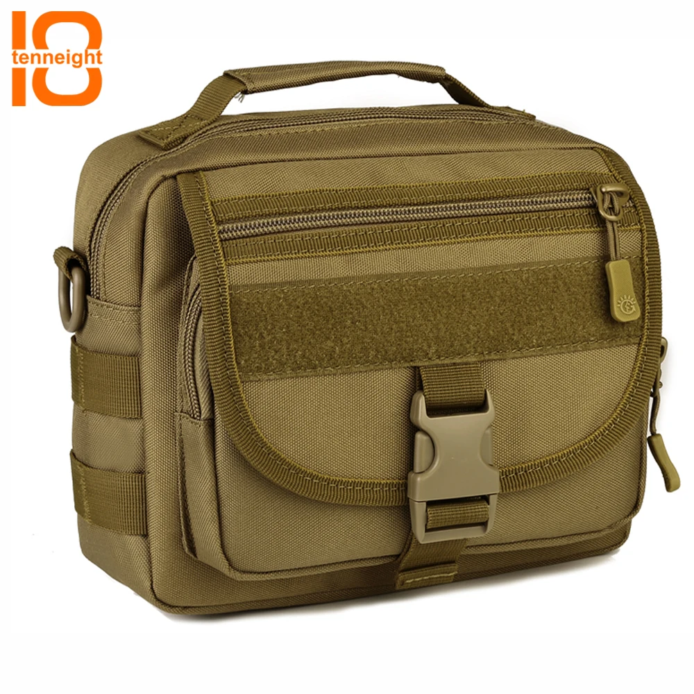 

TENNEIGHT Outdoor Riding Messenger Bag Military tactical Camouflage shoulder bag Sports climbing Chest bag Molle system package
