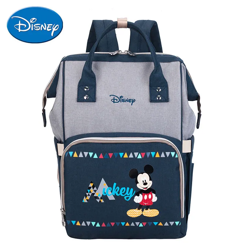 Зеленый Disney мягкий подгузник сумки рюкзак многофункциональный, вместительный водонепроницаемый подгузник Путешествия Уход коляска сумка для ухода за ребенком - Цвет: Зеленый