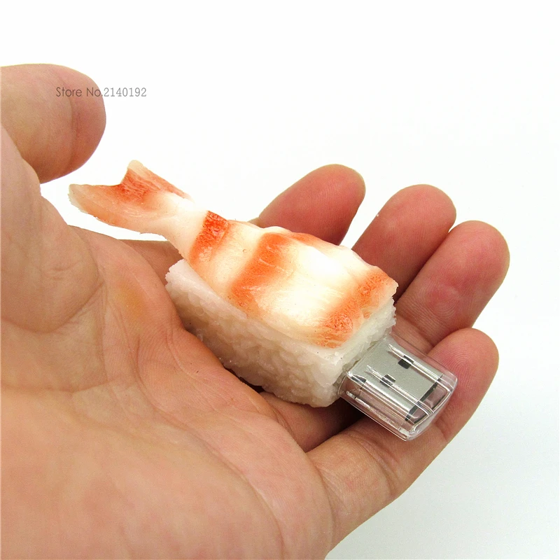 Usb флеш накопитель Sashimi 4G/8G/16G/32G японская модель еды ручка в виде суши карта памяти