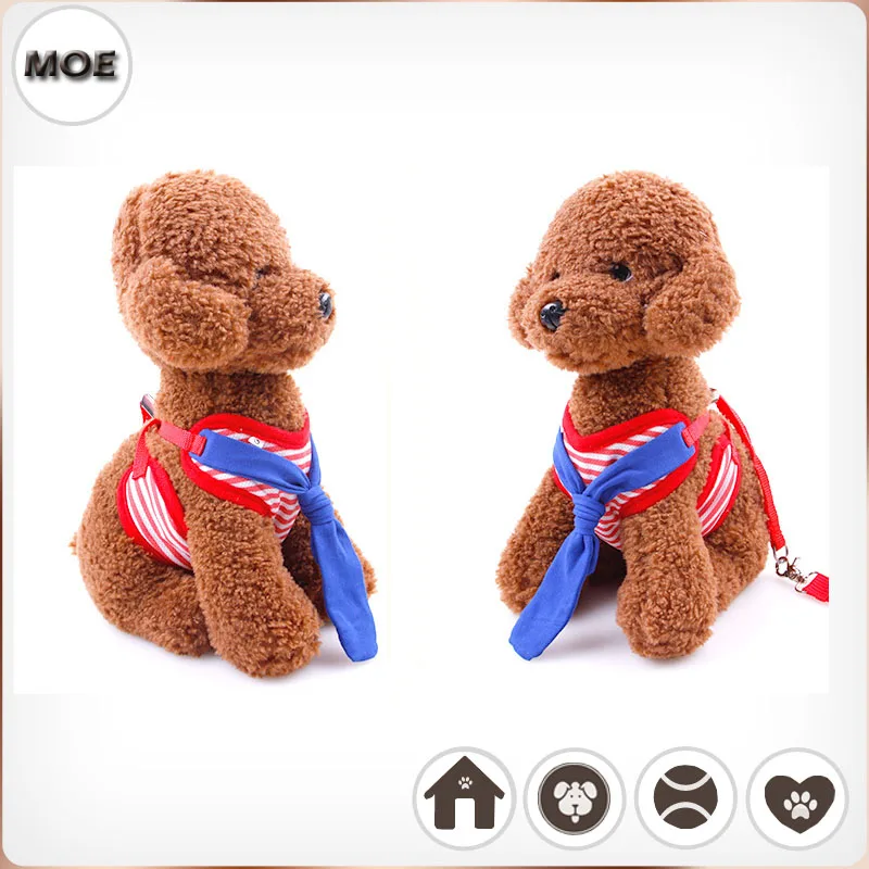 Одежда для груминга кошек собак животных моряков бантов в полоску нагрудный