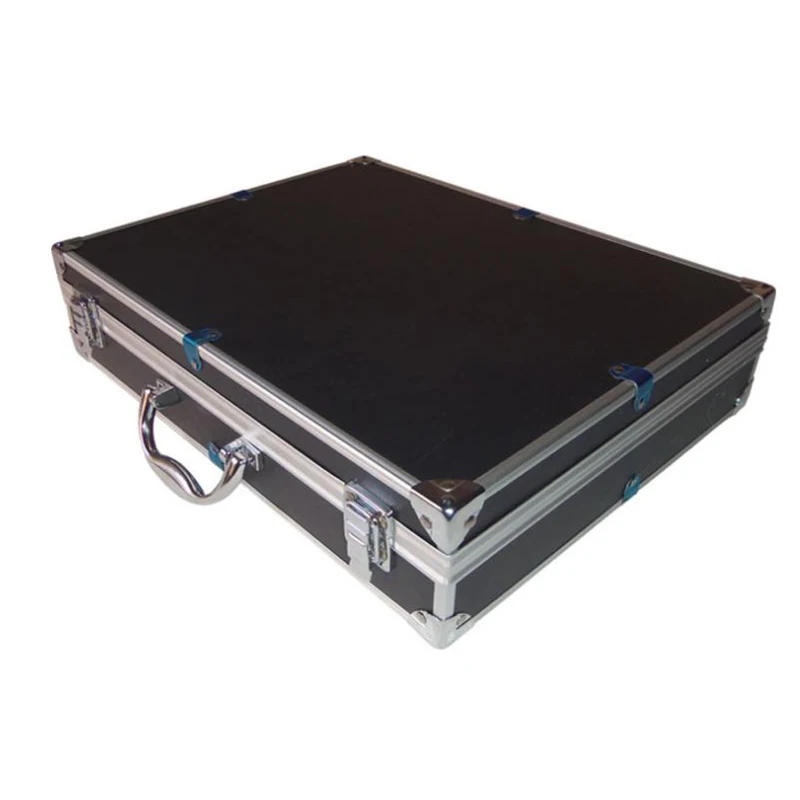 Мм алюминиевый ящик для инструментов x 285x80 мм Toolbox 370 портативный инструмент чехол для хранения с губкой подкладка ручной ударопрочный чемодан