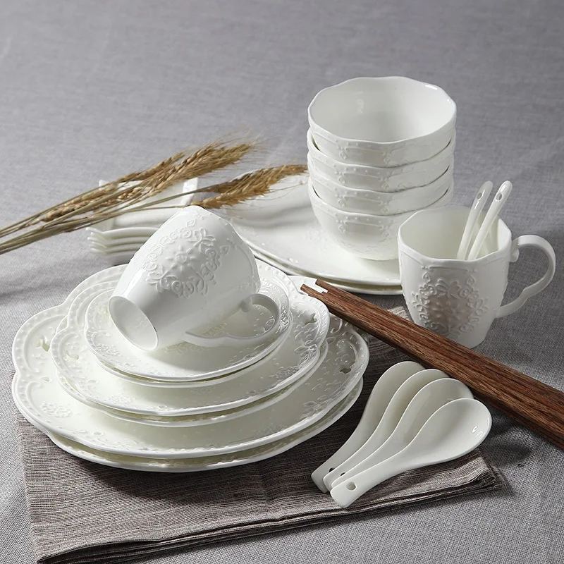 Керамическая посуда 28 дюймов в европейском стиле скульптура бабочка рыба