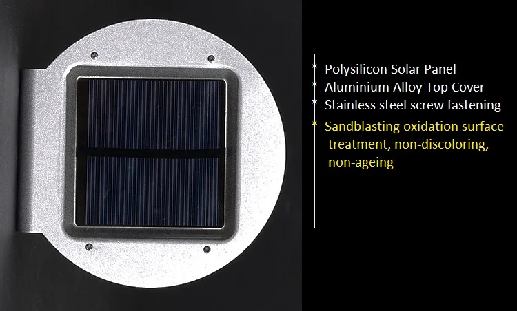 2 шт. IP65 экологичный энергосберегающий светодиодный солнечный кронштейн свет