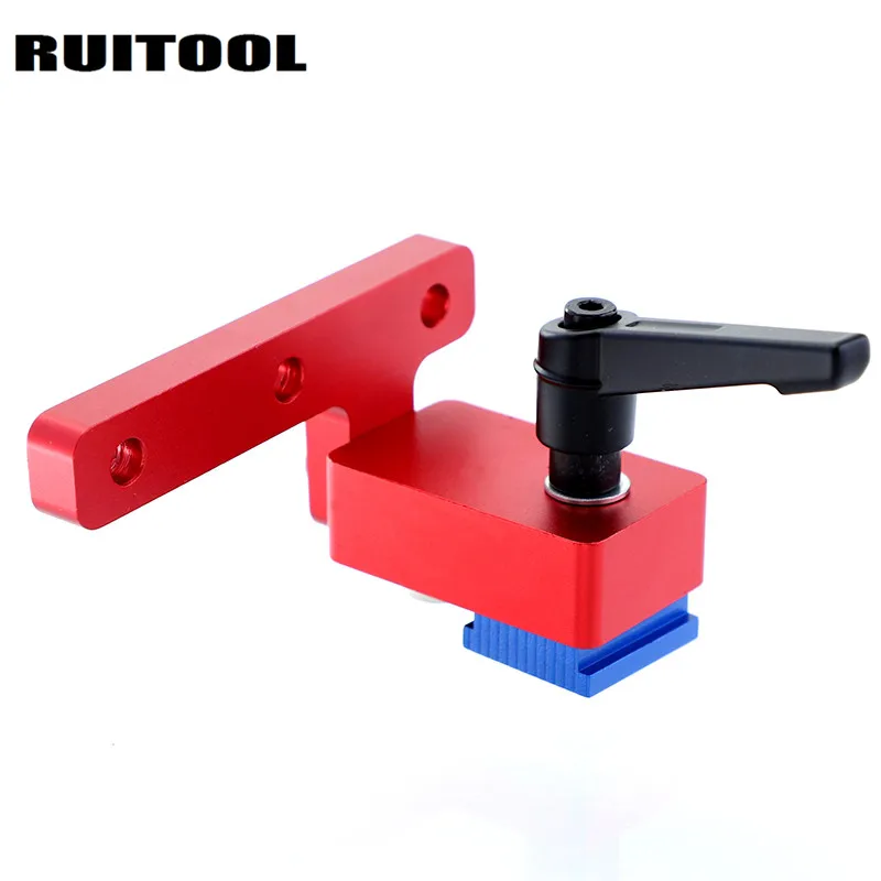 Miter Track Stop подходит для Saw T track Table Router алюминий Alloydiy Стандартный