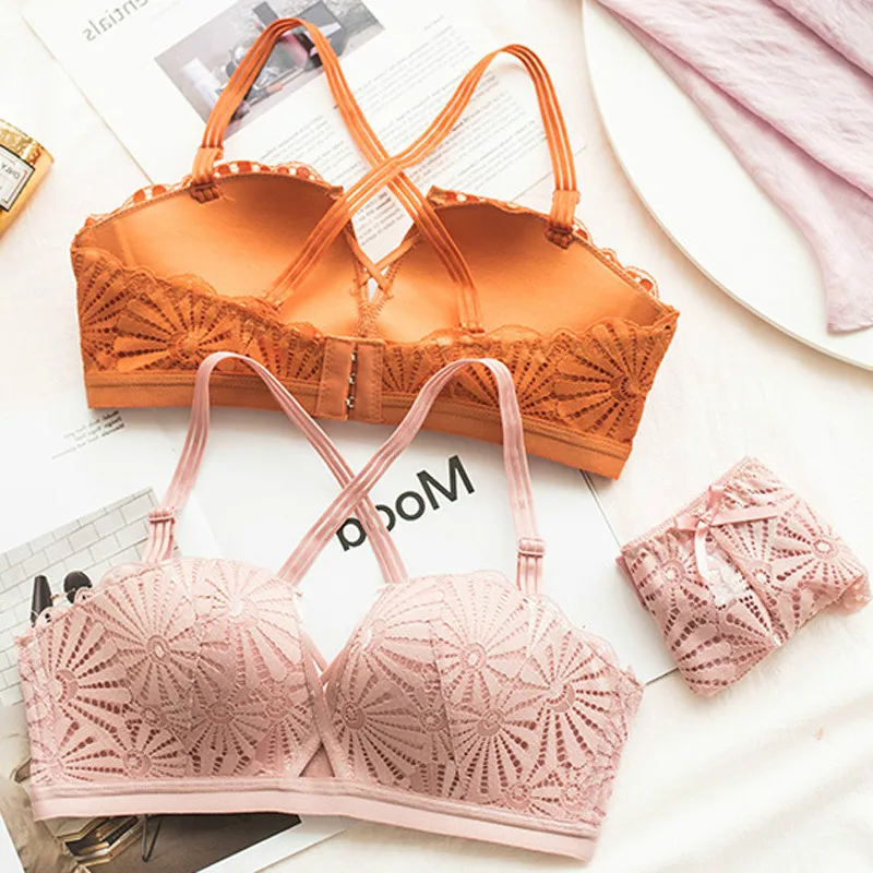 Roseheart женский модный розовый сексуальный комплект нижнего белья беспроводные