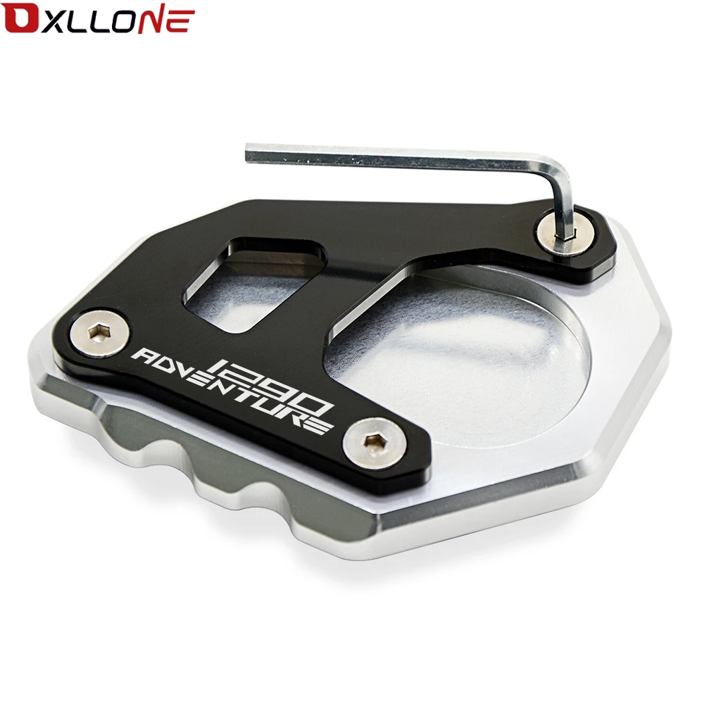 SLBK 1290ADV Для KTM 1050 adv 1090 adv 1190 adv 1290 Adventure CNC алюминиевая мотоциклетная боковая подставка удлинитель подставки накладка - Цвет: SLBK 1290ADV