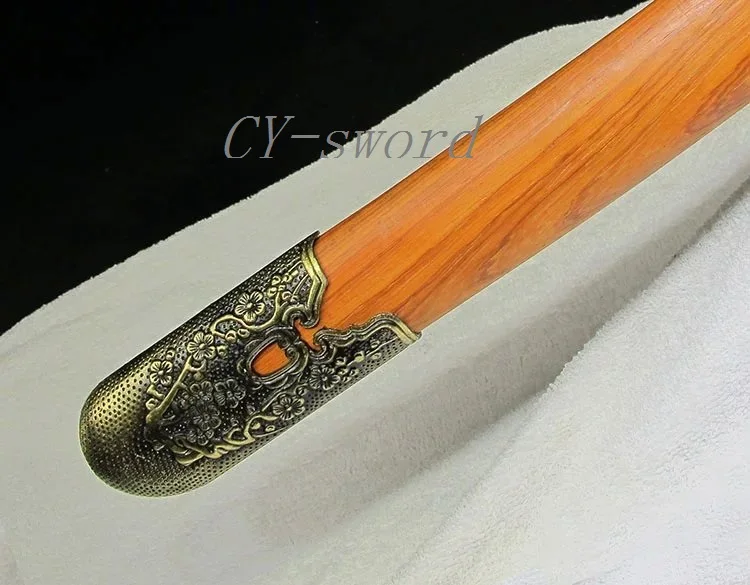 Ручная ковка Китайский Longquan blackwood Muifa Qing нож 1060 лезвие из углеродистой стали