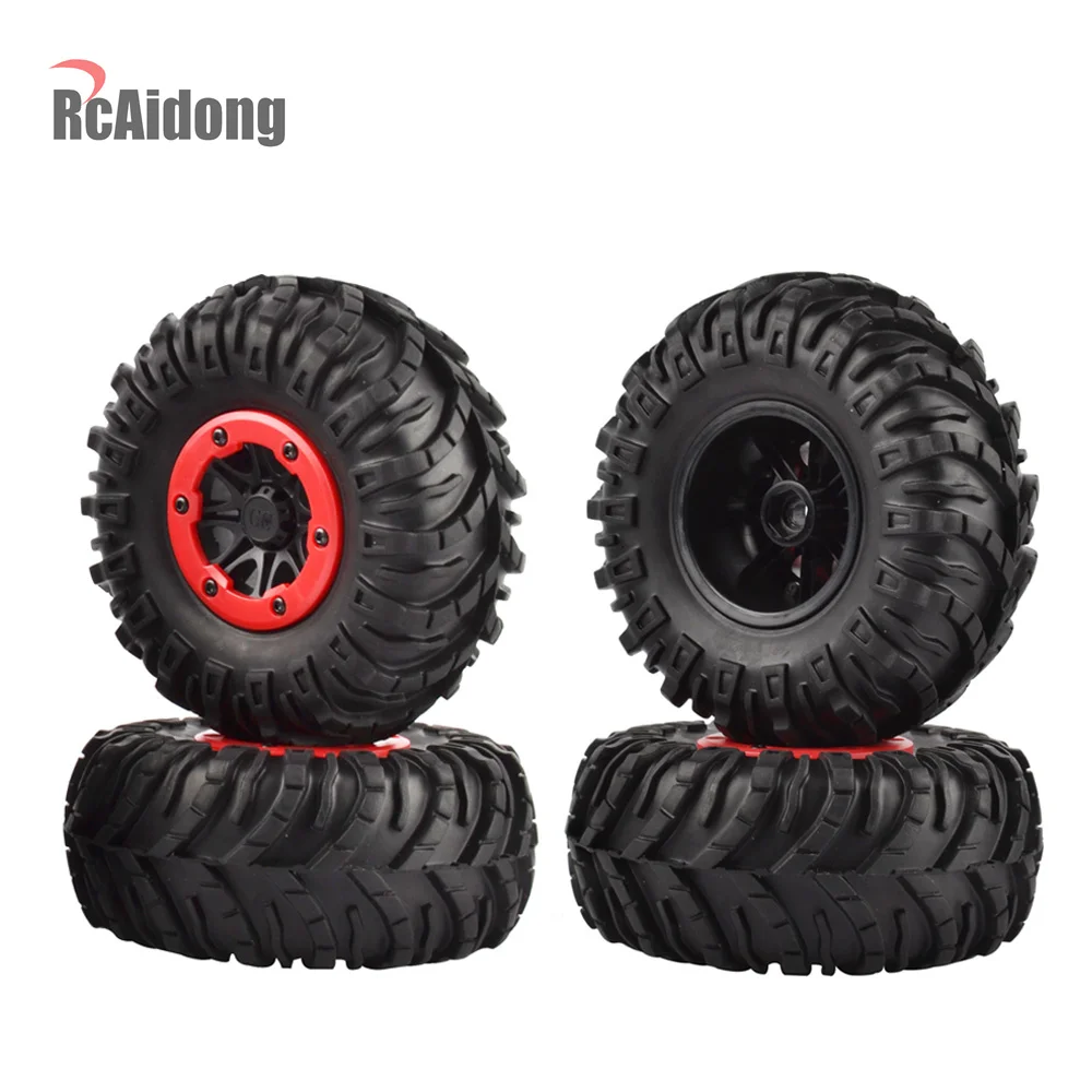 1/10 RC Гусеничный 2 дюймов Beadlock обод колеса и шины для осевой SCX10 90053 AX10 Wraith 90056