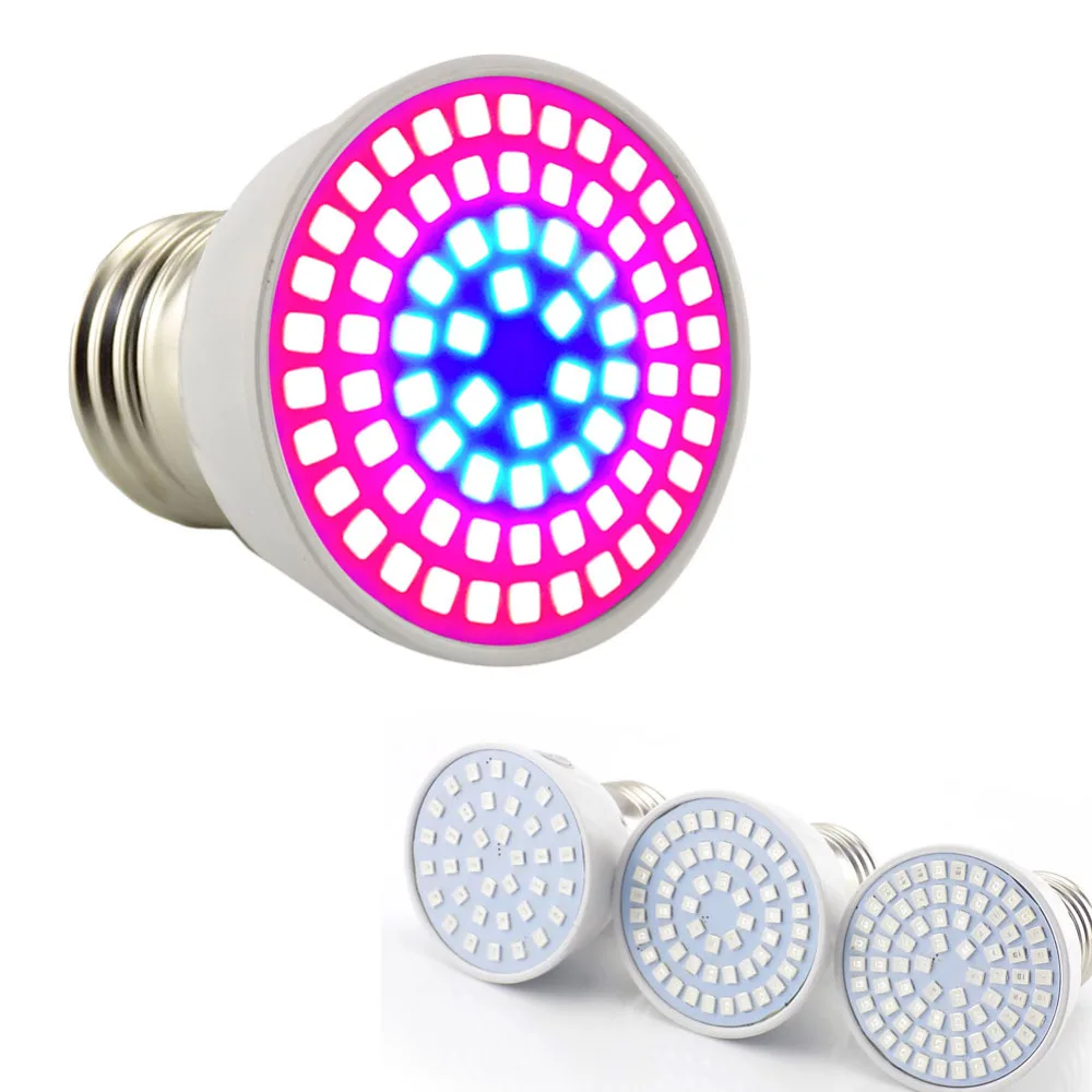 

3W 4W 5W LED Grow Light E27 Plant Flower Growing Lamp Bulb Indoor Greenhouse For Hydroponic Vegetable System Growth K5