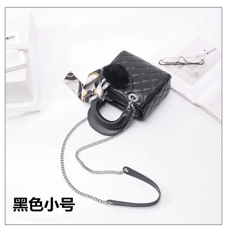 black-small Новые сумки женские дизайнерские модные сумки через плечо женские сумки - Цвет: black-small