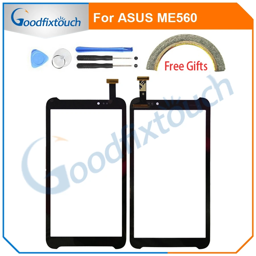 Сенсорный экран для ASUS Note 6, FHD6, ME560CG, ME560, K00G, сенсорный экран, дигитайзер, сенсор Передняя стеклянная панель с объективом, запасные части