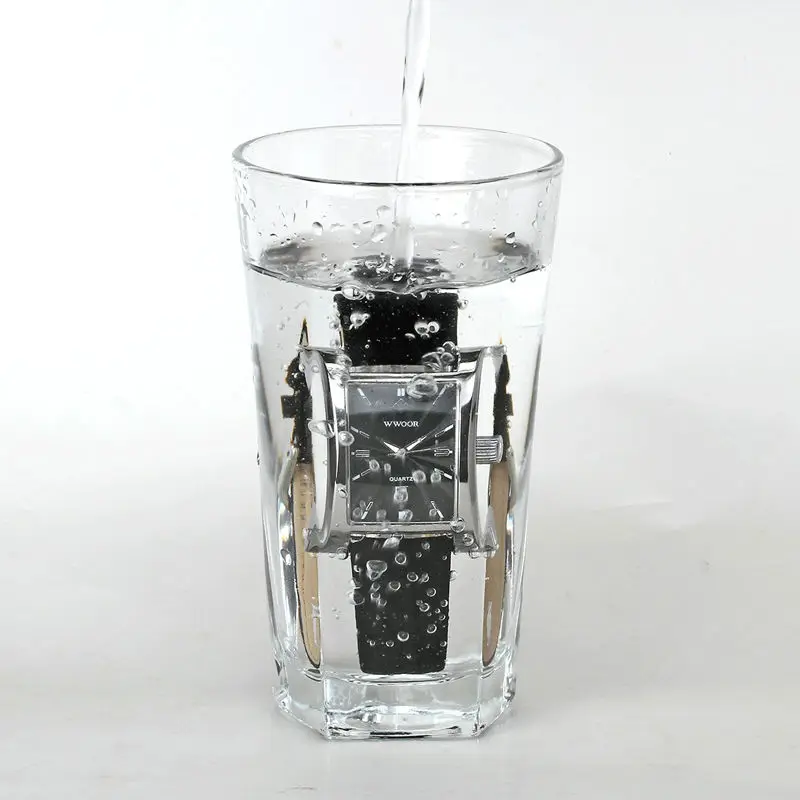 Лидирующий бренд роскошное платье мужские часы Бизнес Кварцевые