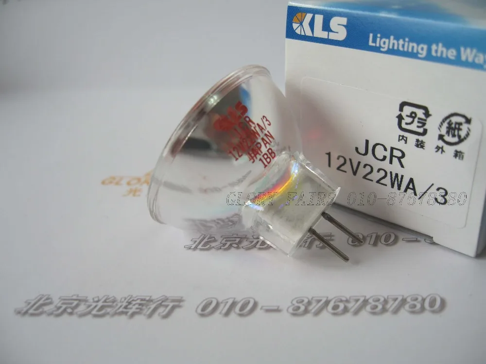 KLS JCR 12V22WA/3 12V22W галогенная лампа JCR12V22WA/3 12В 22 Вт A/3 GZ4 свет Olympus микроскоп источник