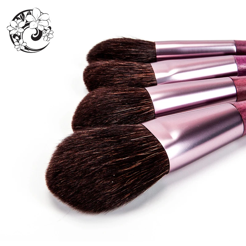 Профессиональный набор кистей для макияжа из периллы и кроличьей шерсти 9