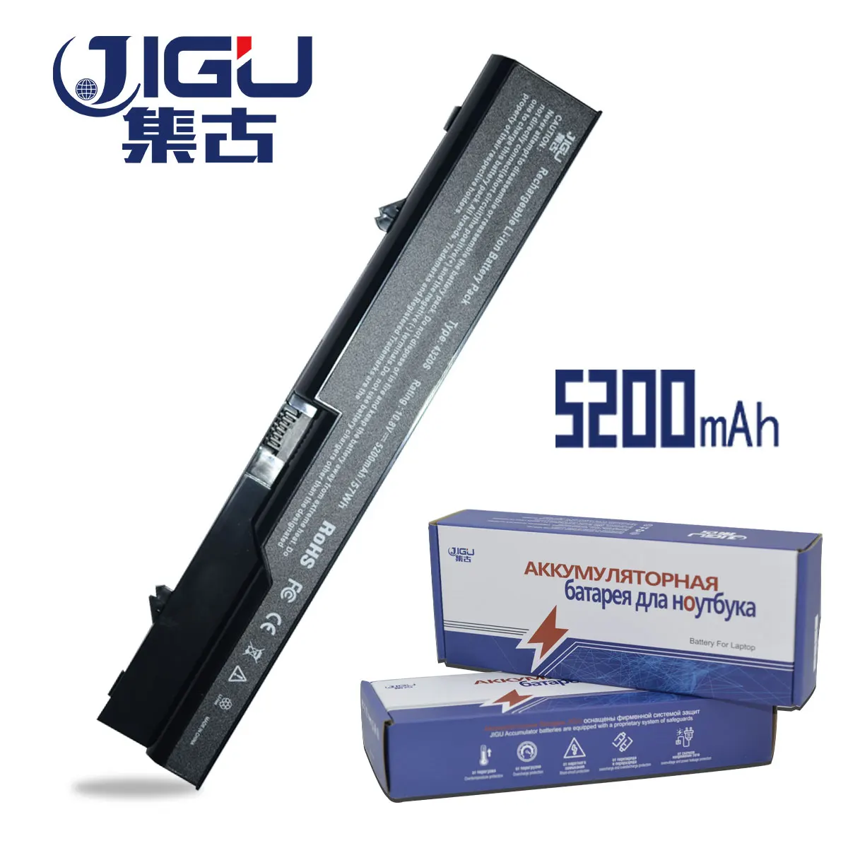 JIGU 5200 мАч аккумулятор для ноутбука HP/Compaq 320 321 325 326 420 421 425 620 621 625 PH06 PH09 HSTNN-UB1A HSTNN-Q78C