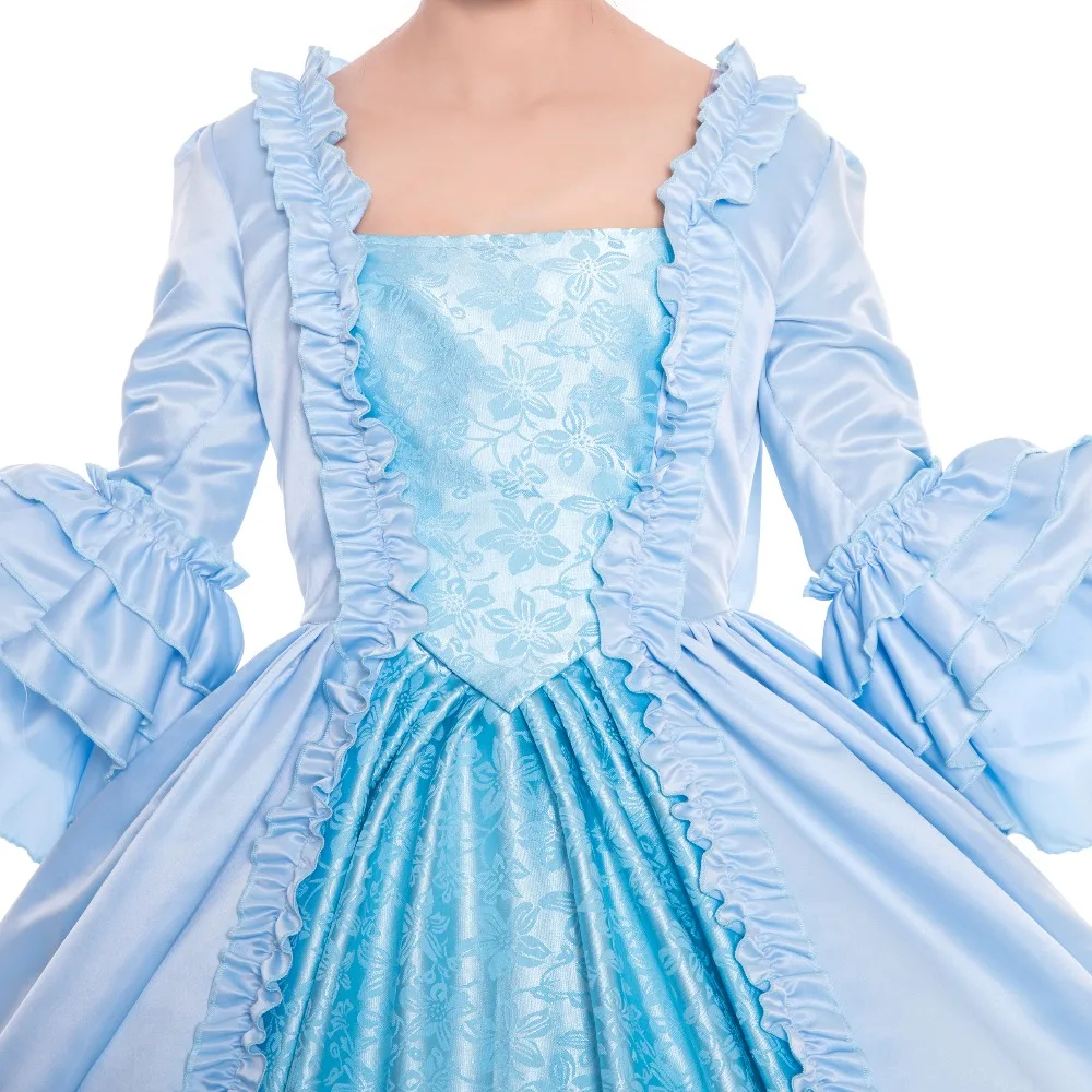Victorian Tea Colonial Party Dress Marie Antoinette Gown Rococo Baroque Paris | Женская одежда