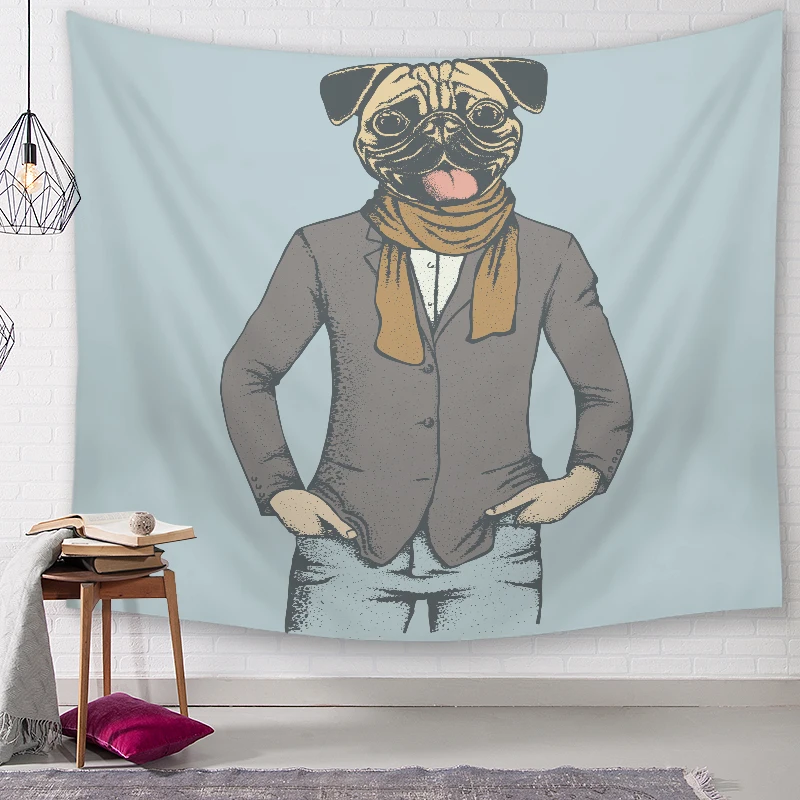 Одет гобелен с животными настенный песчаный пляж пледы Одеяло Палатка для