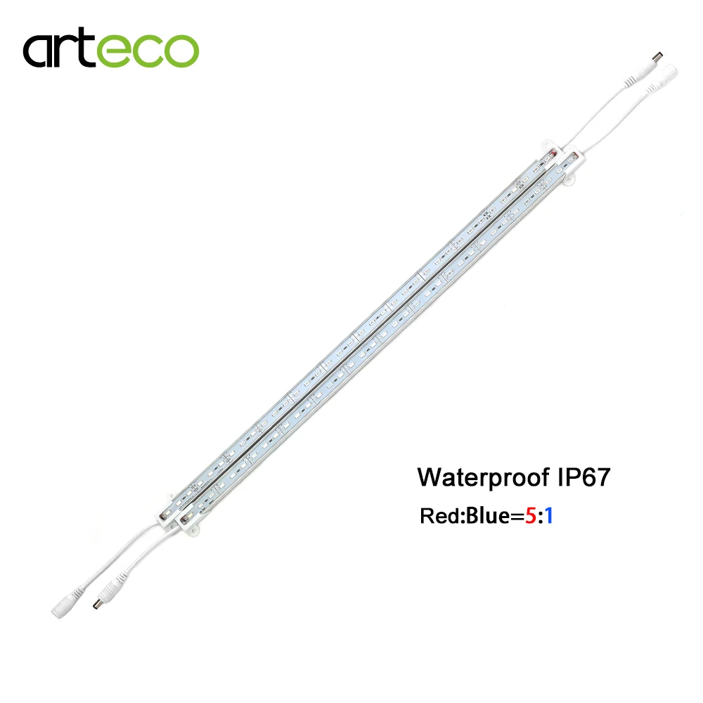 Водонепроницаемый IP67 DC12V красный: синий = 5:1 свет для выращивания растений LED бар 2