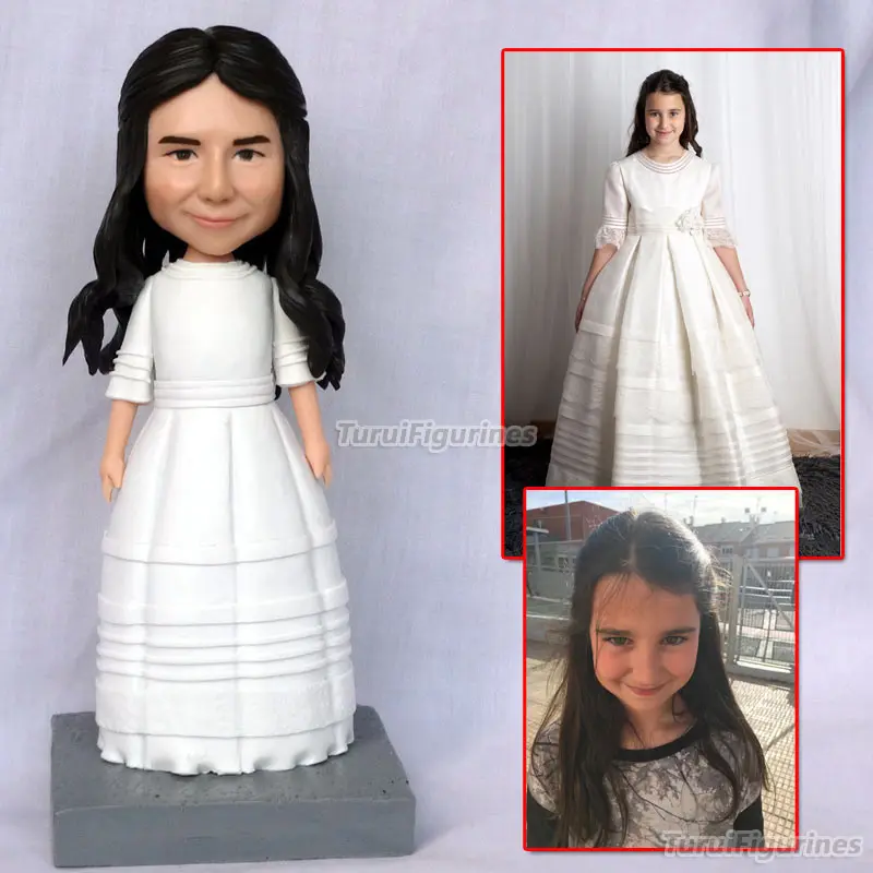 OOAK ручная скульптурная кукла из полимерной глины обработчик собак тренажер