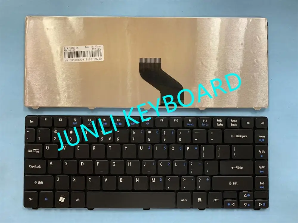 JUNLI клавиатура для Acer Aspire 3410 3750 3810 3820 4535 4540 4560 4625 4736 4738 4740 4752 4253 4553 4733 4810 4820 5940 5942 US |