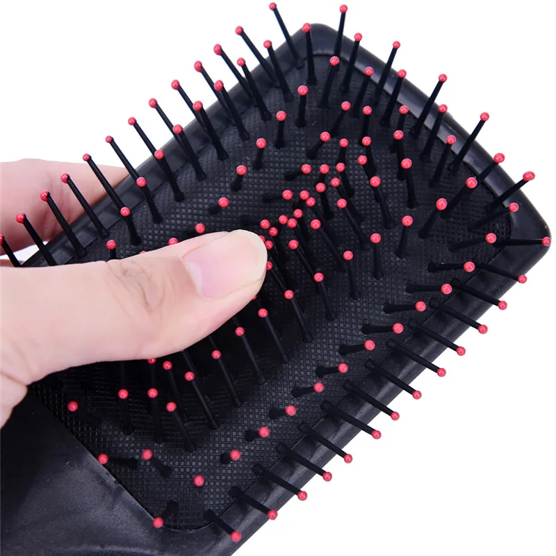 Профессиональная Массажная щетка для головы с веслом 1 шт. расческа волос черная