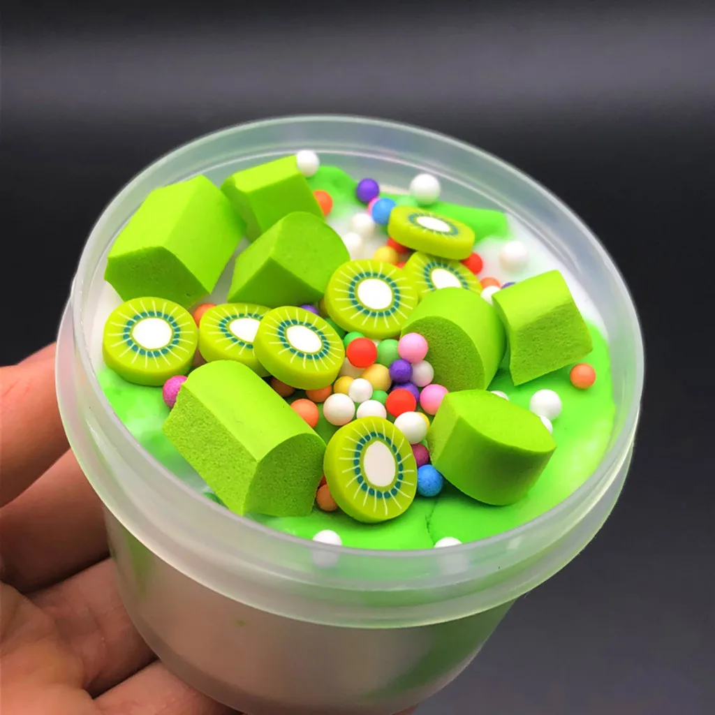 HIINST Slime игрушки для детей Детские красочные фрукты слизь снятие стресса игрушка