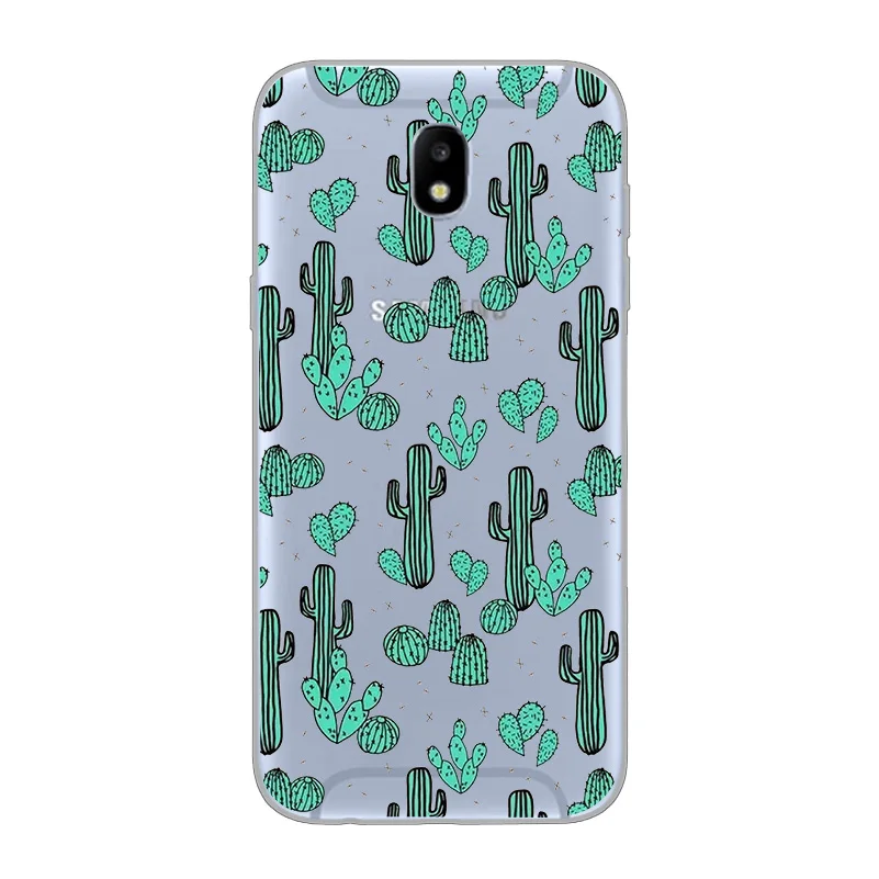 ciciber For Samsung Galaxy J8 J7 J6 J5 J4 J3 J2 J1 Pro Core Plus Prime mini 2017 2018 2016 Phone Case Cute Plant Cactus Soft TPU |