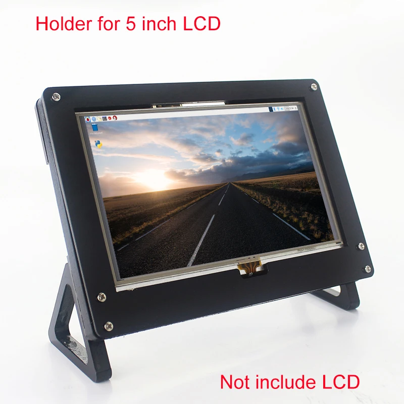 Raspberry Pi 3 Model B + акриловый держатель белый/черный только для 5 дюймового дисплея