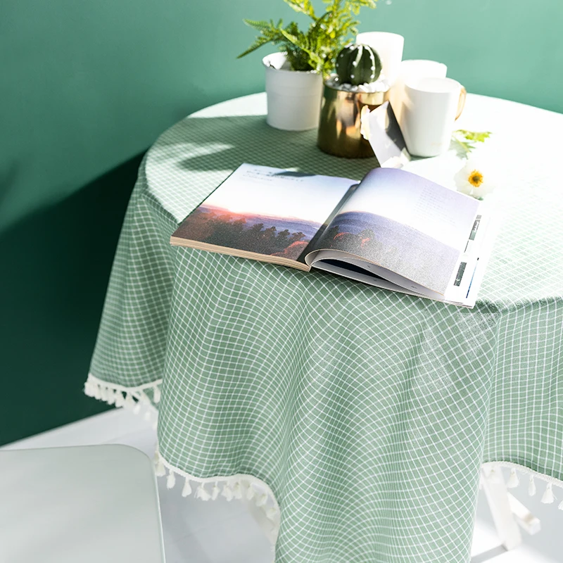 Скатерть в скандинавском стиле прямоугольная скатерть из полиэстера и хлопка