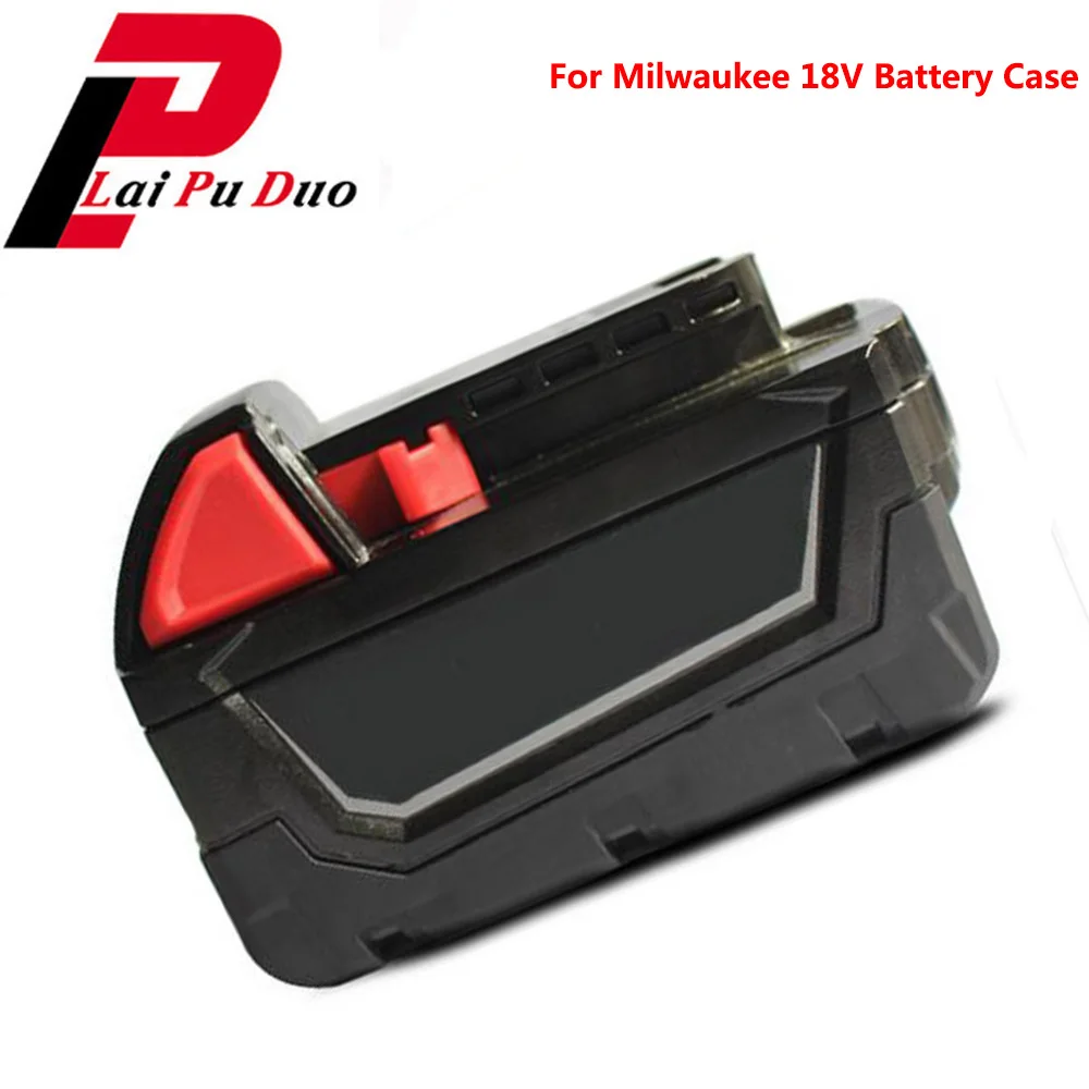 Для Милуоки 18V M18 48-11-1815 3Ah 4Ah 5Ah M18B корпус литий-ионный аккумулятор Батарея Пластик чехол