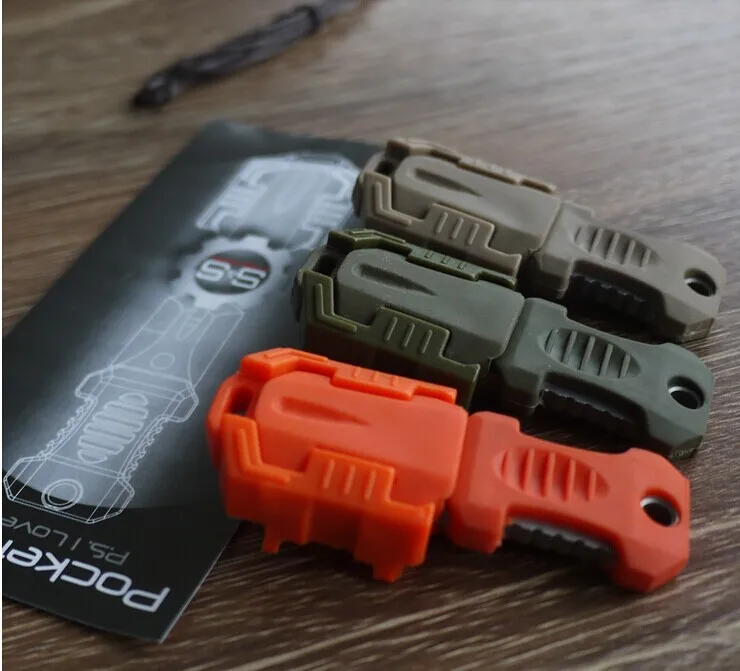 EDC Molle System Military Beatles Tape Buckle pocket shiv &amp Adapter Accessorie Bag Outdoor Mini Knife H212 | Спорт и развлечения