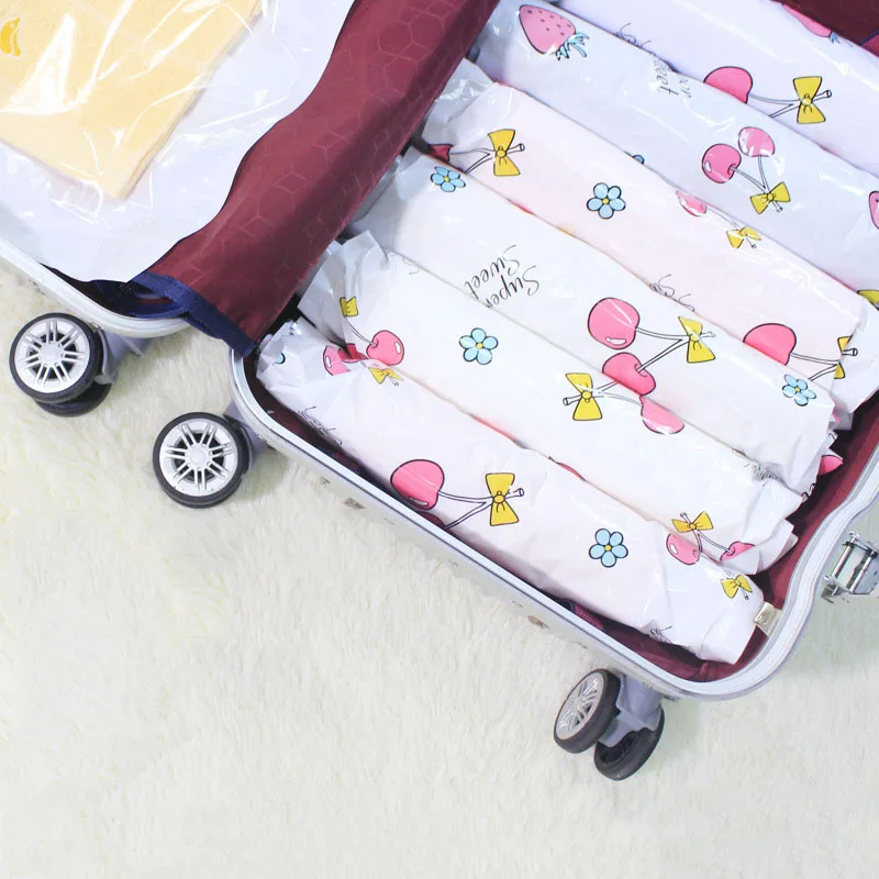 Маленькая вакуумная компрессионная сумка Boxi в рулоне прозрачные мешки форме