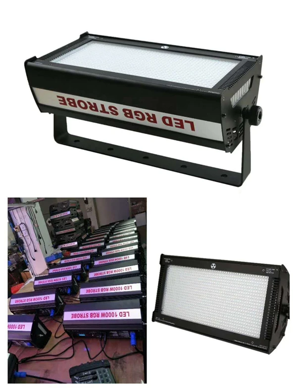 Быстрая доставка 1000 Вт светодиодный RGB Dj мерцающий светильник Профессиональный