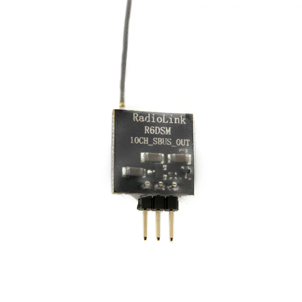 RaRdiolink R6DSM 2.4GHz 10CH DSSS FHSS Receiver for AT9 AT9S AT10 AT10II PPM SBUS Output | Игрушки и хобби