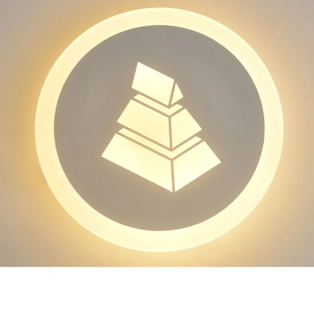 Светодиодный акриловый настенный светильник Smiley 16 Вт настенные светильники для