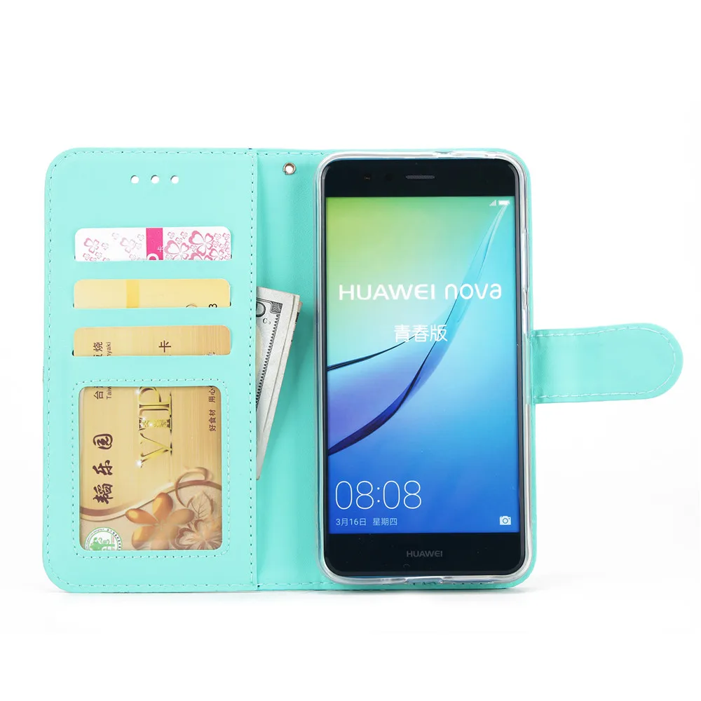 

SMILYOU Luxury Flip Leather Case For Huawei P10 Lite Wallet Book Cover for Huawei P10 Lite Card Slot Magnetic Fundas Phone Cases