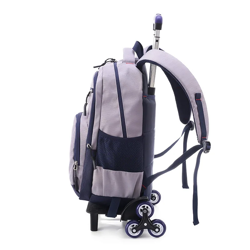 Детские школьные сумки на колесиках Mochilas съемные детские рюкзаки 6 колес Большой