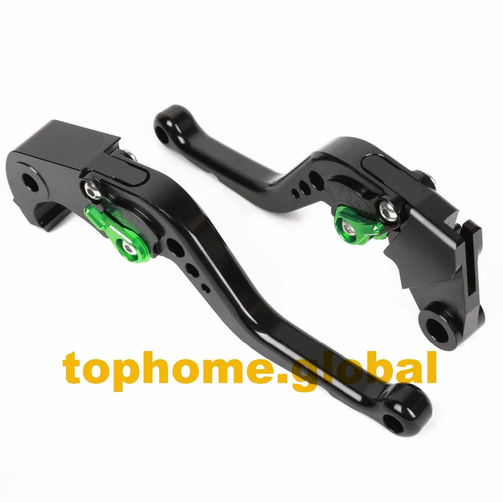 Для Kawasaki Ninja ZX-6 / ZZR600 1990 - 2004 короткие рычаги тормоза сцепления CNC ZX6 BK/GN 91 92 93 94 95 1996 97