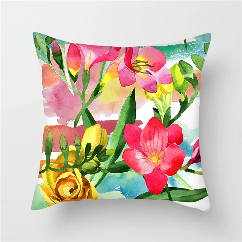 Fuwatacchi цветочные акварельные искусственные синие розы хризантемы декоративные