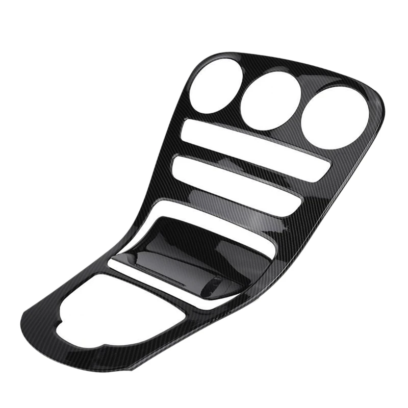 Abs Center Console Panel Decoration Cover Trim 2Pcs For Mercedes Benz C Class W205/Glc X253 Carbon Fiber Color | Автомобили и