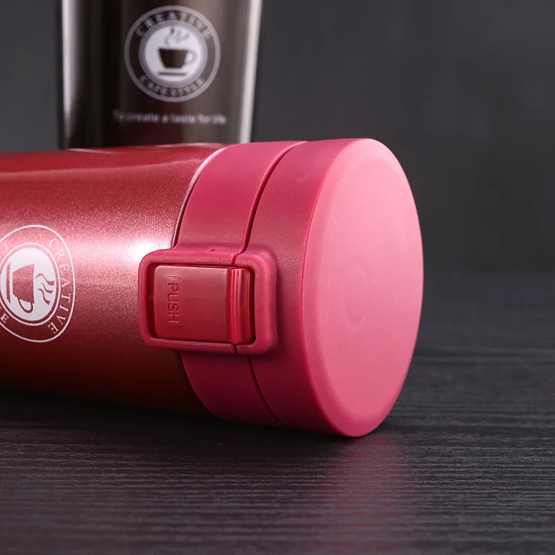 Нержавеющая сталь термос кофейная кружка BPA-Free термос, вакуумная Изолированная бутылка для воды, двойные стенки кофейные кружки