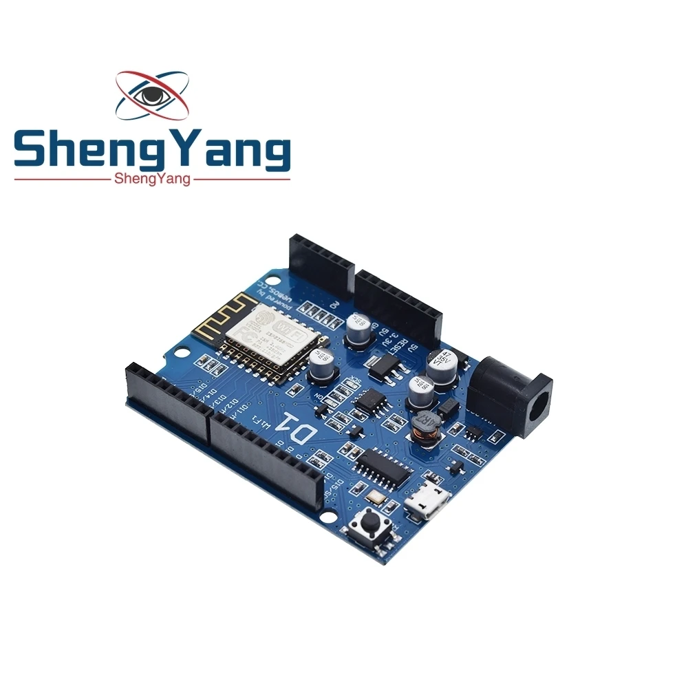 WeMos D1 CH340 CH340G WiFi макетная плата ESP8266 ESP-12 ESP-12E модуль для Arduino IDE UNO R3 Micro USB ONE 3,3 v 5v 1A