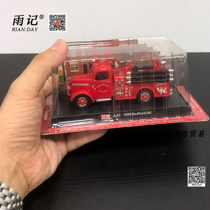 AMER 1/43 масштабная модель автомобиля Toys 1939 bedford UK Fire Engine литая фотоигрушка для