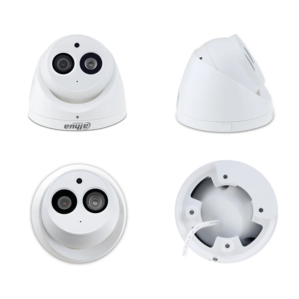 Dahua 4MP IP Камера PoE H.265 Встроенный микрофон IPC HDW4433C A заменить HDW4431C v2 купольная